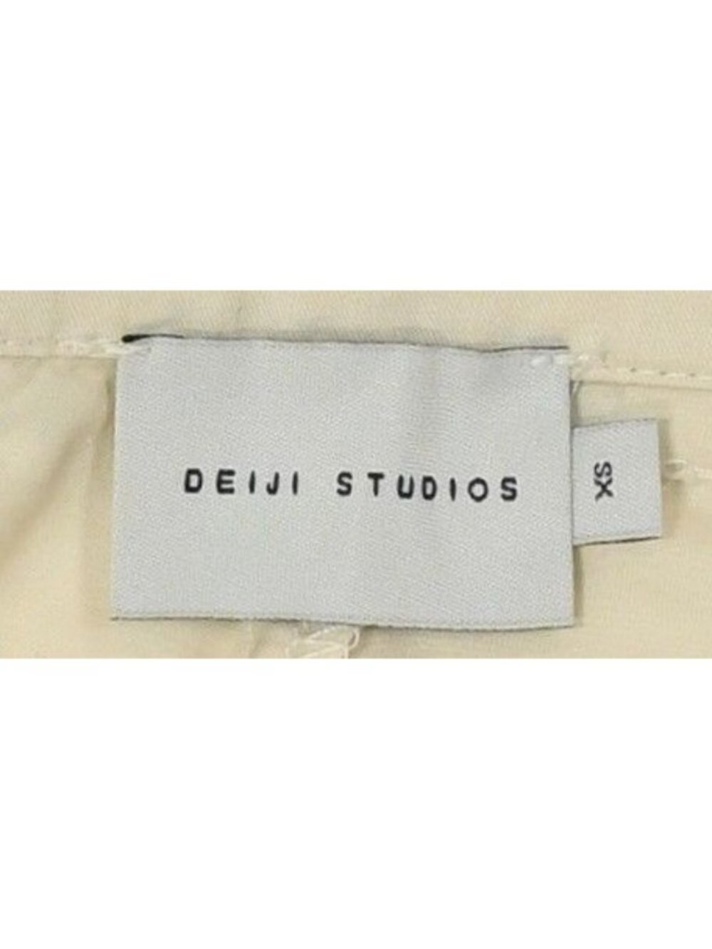 Deiji Studios Tab Pant Cream - Picture 6 of 7